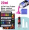 Art Painting Supplies Kit with 18 Paints, 5 Canvas Panels, 8 Brushes